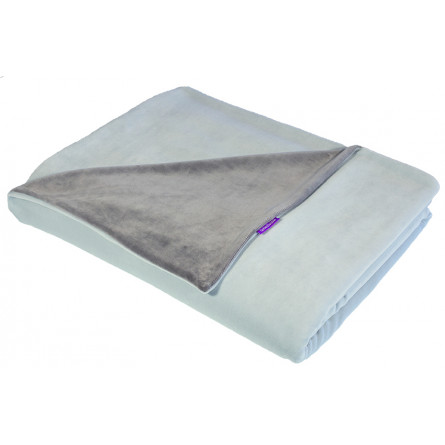 Farbenfreunde Decke Twins silvermoon-platingrau (223/212)