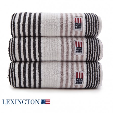 Lexington Handtuch Original Stripe grau