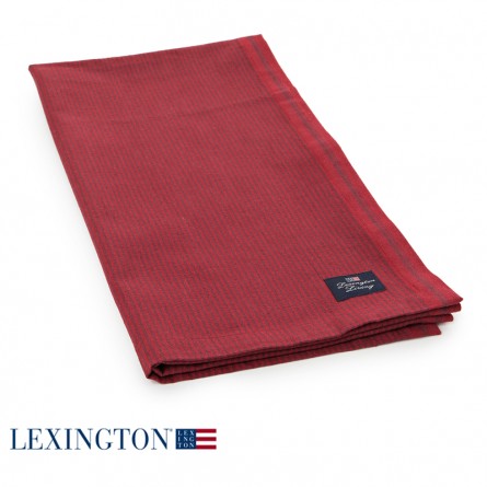 Lexington Tischläufer Oxford Striped rot/rot 