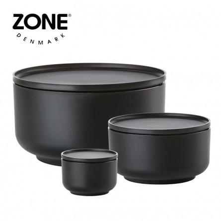 Zone Schale Peili 3er Set black 