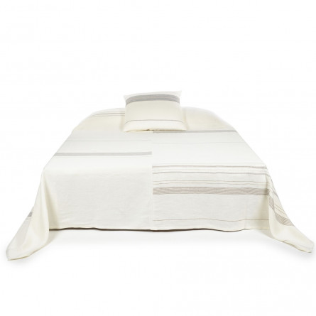 Libeco Tagesdecke Propriano Multi Stripe 260 x 240 cm