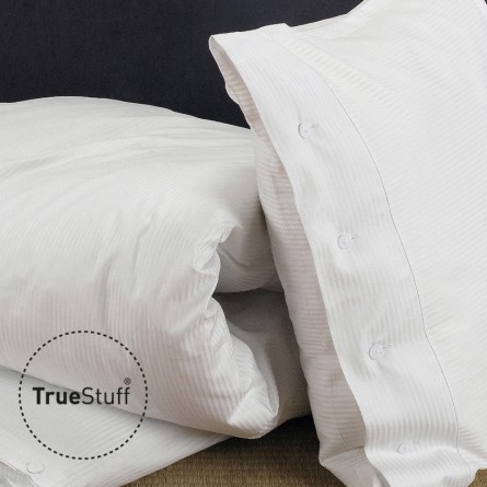 TrueStuff Bettwäsche Silverstripe weiß