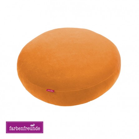 Farbenfreunde Stegkissen soft orange (rund & rechteckig)