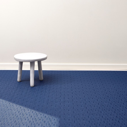Chilewich Teppich Bamboo Lapis