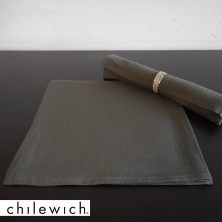 Chilewich Serviette Single smoke 2-er Set