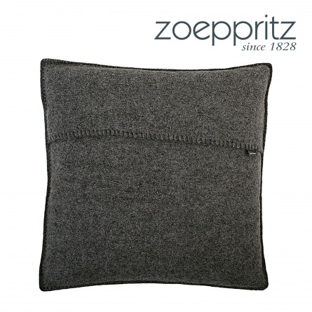  Zoeppritz Dekokissen Soft-Wool schwarz