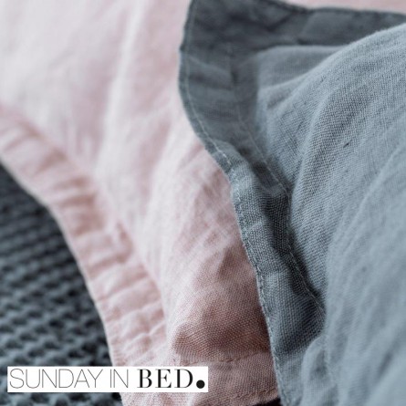 Sunday in Bed Bettwäsche Washed Linen powder 