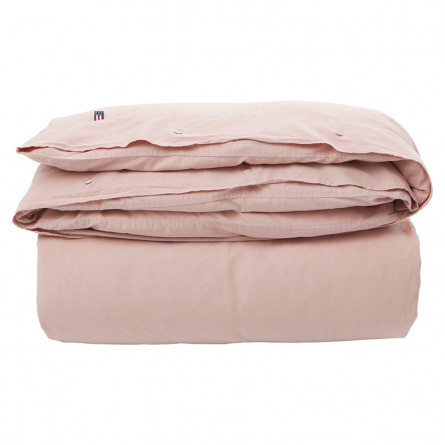 Lexington Bettbezug Washed Cotton Linen rosa 135x200 cm