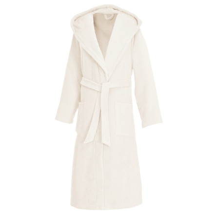 Weseta Kapuzenbademantel Dreamflor Elfenbein (87)