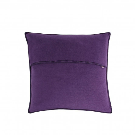 Zoeppritz Dekokissen Soft-Fleece aubergine