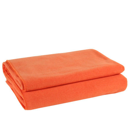Zoeppritz Plaid Soft-Fleece orange-265 (110 x 150 cm)