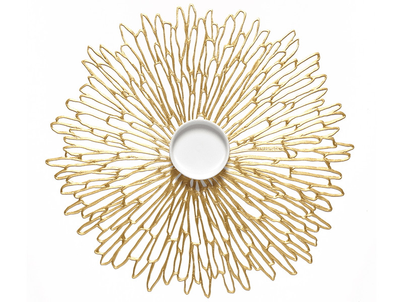 Chilewich Tischset Bloom gold 001 (36x48 cm)