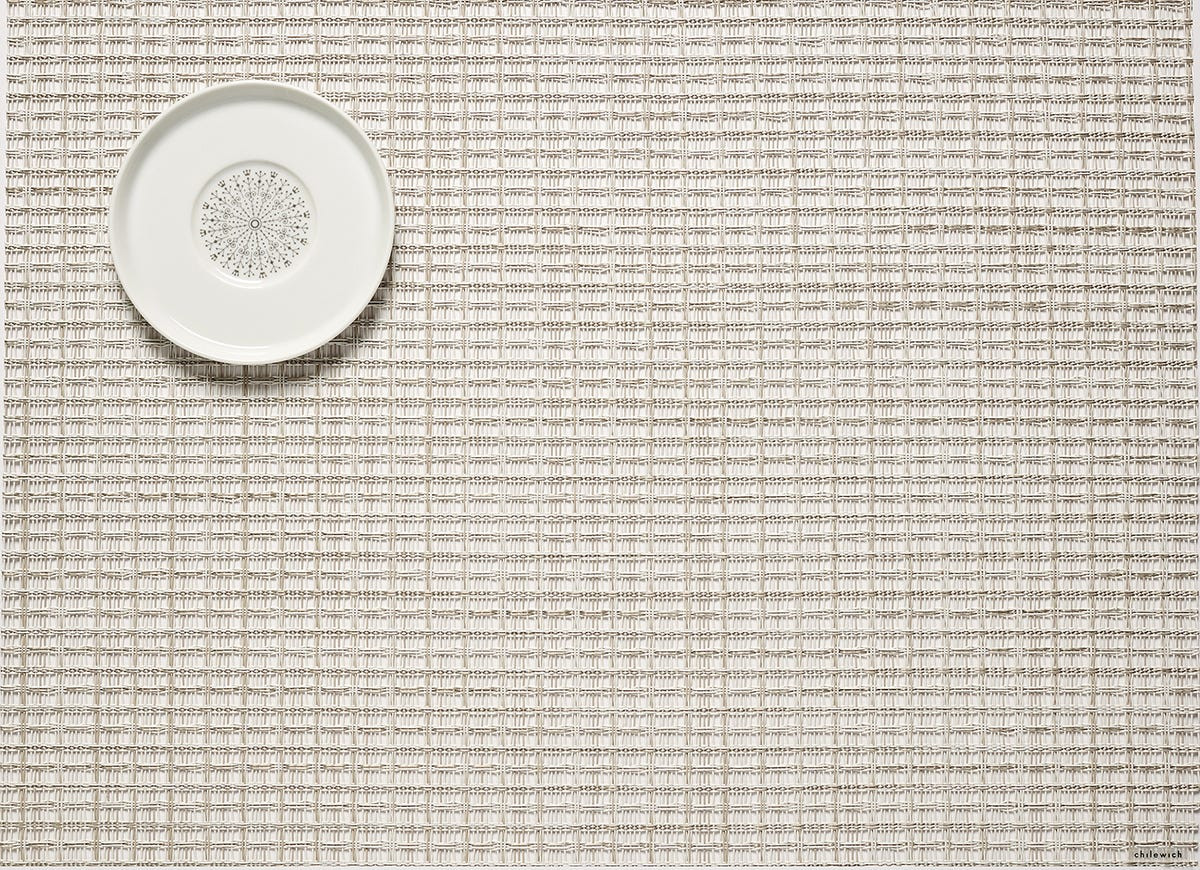 Chilewich Tischset Thistle rechteckig coconut 2er Set