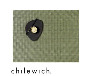  Chilewich Set Rechteckig Basketweave gras grün 3-er Set
