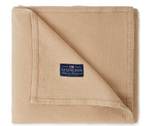 Lexington Bettüberwurf Quilted Jacquard BIO-Baumwolle beige