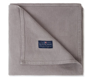 Lexington Bettüberwurf Quilted Jacquard BIO-Baumwolle grau