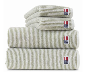 Lexington Handtuchserie Original Towel Striped grün/weiß