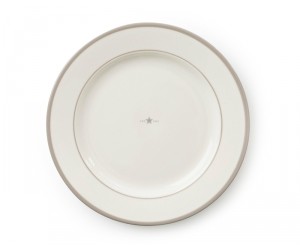 Lexington 4er Set Speiseteller Star beige