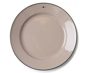 Lexington handbemalter Steingut Essteller beige/ -4er Set
