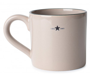 Lexington handbemalte Steingut Tasse beige 