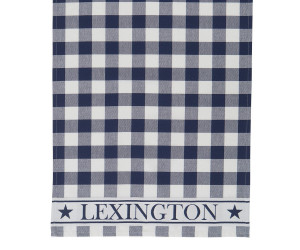 Lexington karriertes Küchentuch Hotel Gingham Kitchen Towel weiß/blau (50 x 70 cm)