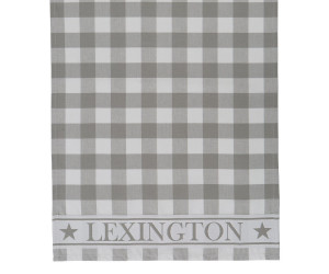 Lexington karriertes Küchentuch Hotel Gingham Kitchen Towel weiß/grau (50 x 70 cm)