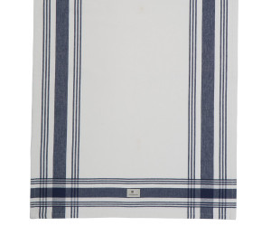 Lexington gestreiftes Küchentuch Hotel Framed Kitchen Towel weiß/blau (50 x 70 cm)