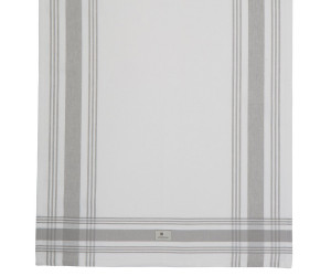Lexington gestreiftes Küchentuch Hotel Framed Kitchen Towel weiß/grau (50 x 70 cm)
