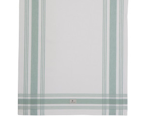 Lexington gestreiftes Küchentuch Hotel Framed Kitchen Towel weiß/grün (50 x 70 cm)