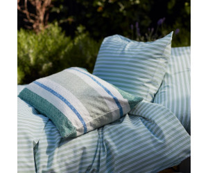 Lexington Bettwäsche Green/White Striped Cotton Poplin