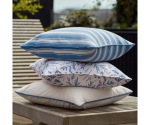 Lexington All Over Striped BIO-Baumwolle Twill Dekokissenbezug Blue/White, 50x50