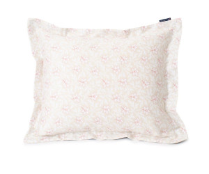 Lexington Kissenbezug Flower printed cotton Sateen light beige/pink 40x80 cm