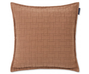 Lexington Basket Structured Cotton Dekokissenbezug midbrown 50x50