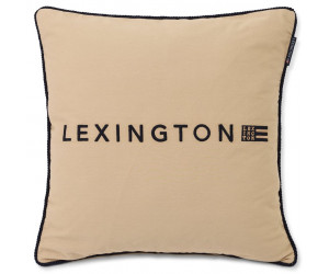 Lexington Logo BIO-Baumwolle Twill Dekokissenbezug 50x50