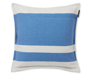 Lexington Dekokissenbezug Irregula Striped Recycled Baumwolle blau/weiss, 50x50