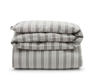 Lexington Bettwäsche Set Striped Tencel gray/white