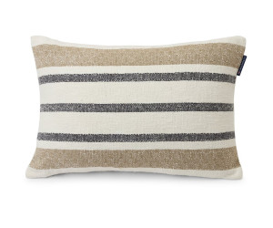 Lexington Striped 40x60 Baumwolle Pillow 40x60, beige/grau
