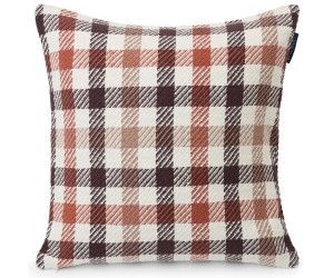 Lexington Checked Baumwolle Heavy Twill Dekokissenbezug 50x50, beige multi