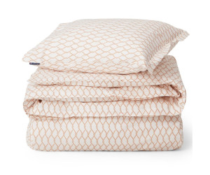 Lexington Bettwäsche White/Beige Rope Printed Cotton Poplin