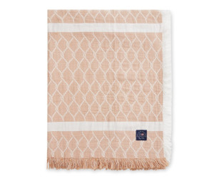 Lexington Tagesdecke Striped Rope Structured Cotton Beige/White