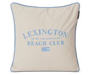 Lexington Beach Club Embroidered BIO-Baumwolle Dekokissenbezug 50x50