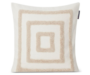 Lexington Rug Graphic Recycled Cotton Canvas Dekokissenbezug light beige 50x50