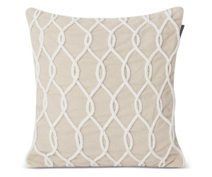 Lexington Rope Deco Recycled Cotton Canvas Dekokissenbezug light beige 50x50