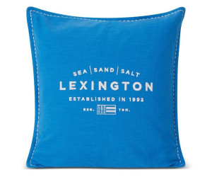 Lexington Sea Sand Salt Logo Embroidered Cotton Dekokissenbezug 50x50