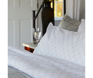 Lexington Signature Star Sateen Bettwäsche White/Beige