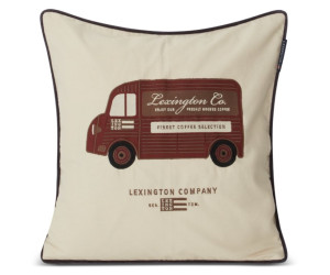 Lexington Coffee Truck Organic Cotton Twill Dekokissenbezug, 50x50