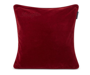 Lexington Organic Cotton Velvet Dekokissenbezug rot 50x50