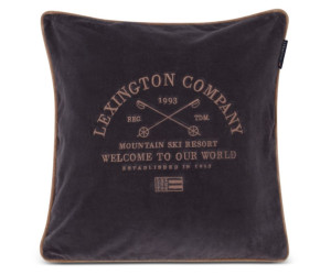 Lexington Ski Resort Organic Cotton Velvet Dekokissenbezug 50x50