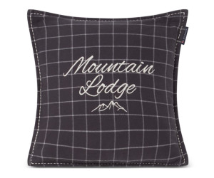 Lexington Mountain Lodge Organic Cotton Flannel Dekokissenbezug 50x50