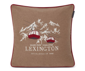Lexington Fresh Snow Ski Lift Wool Mix Dekokissenbezug 50x50